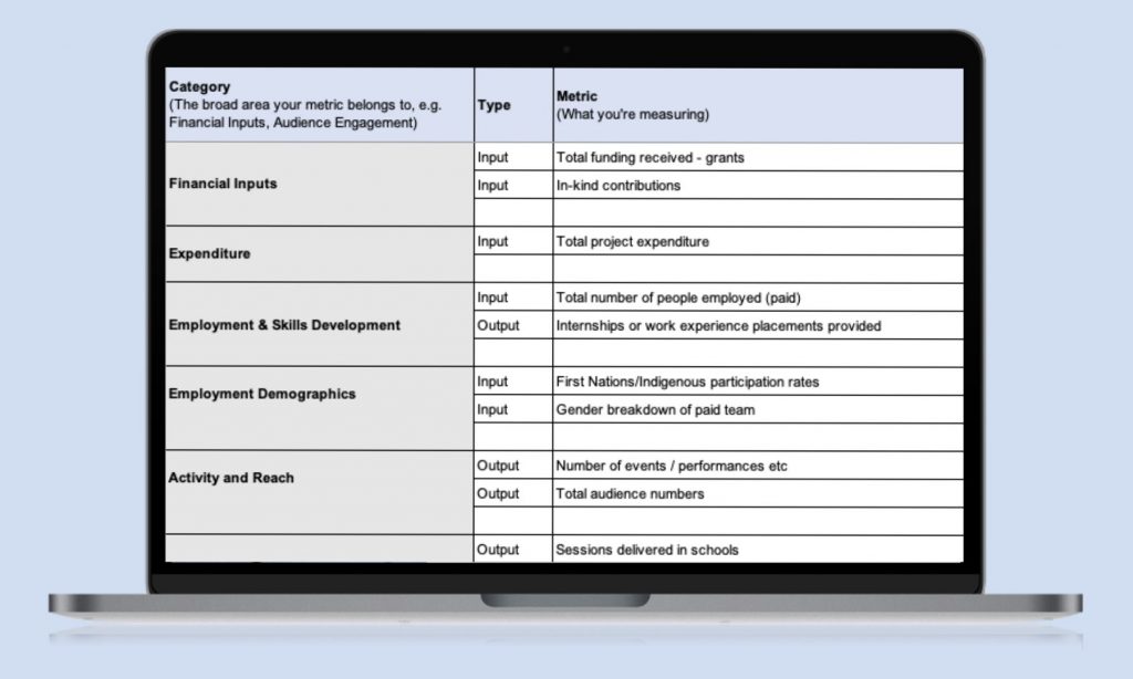 Get your free Arts & Culture Data Collection Template